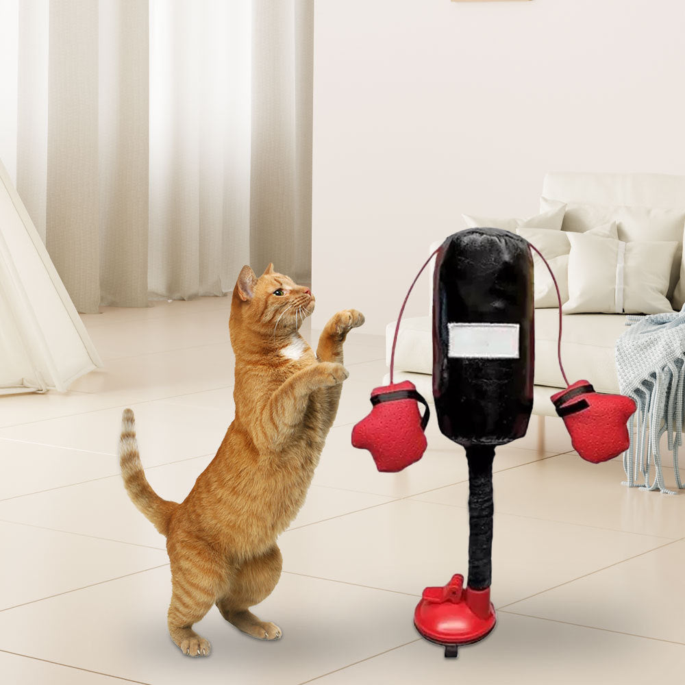 Interactive Cat Punching Bag Toy