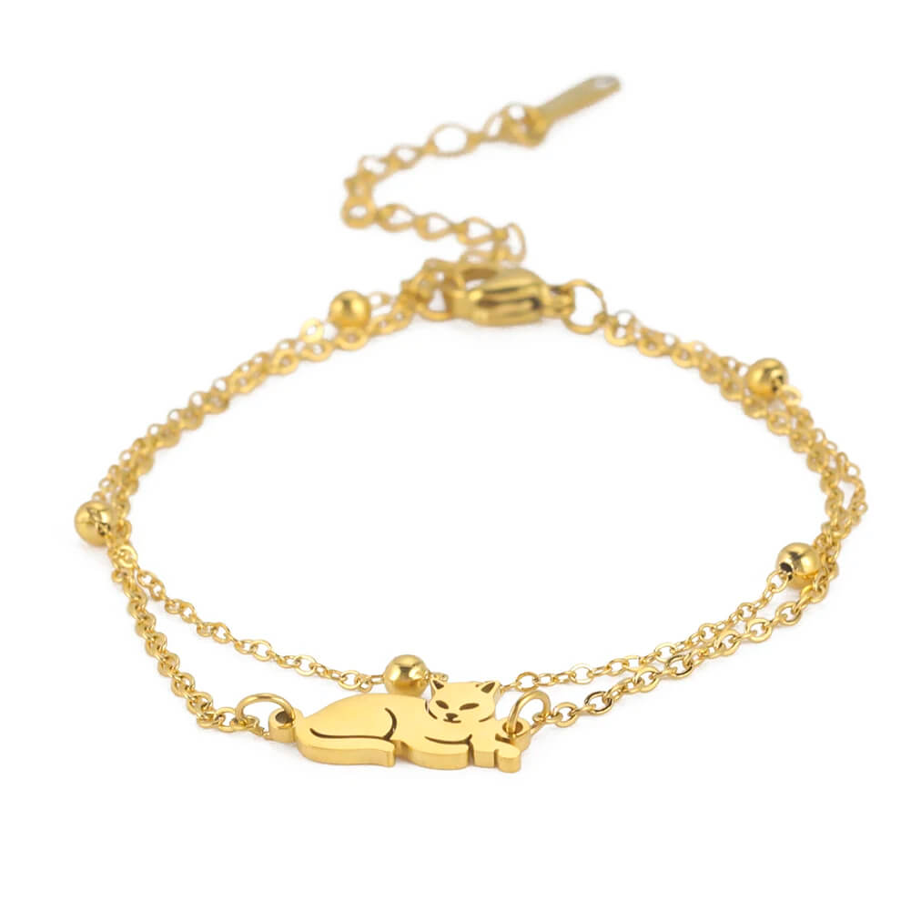 Relaxed Cat Bracelet