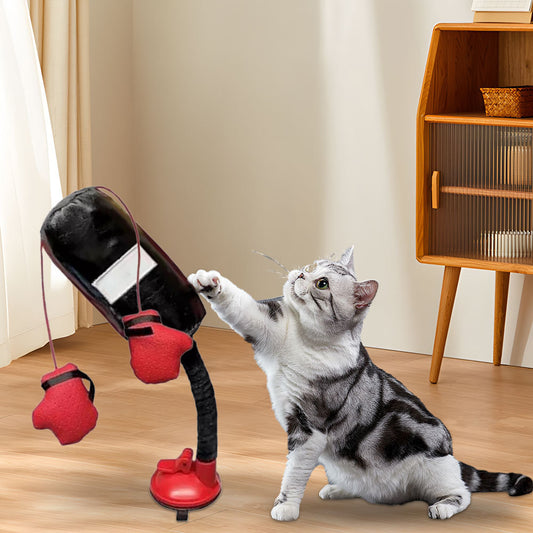 Interactive Cat Punching Bag Toy