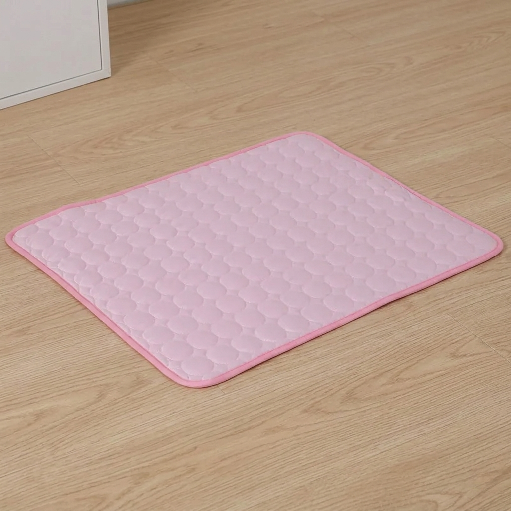 CozyPaws™ Pet Cooling Mat — Ice Silk Summer Pad for Cats & Dogs, Machine-Washable
