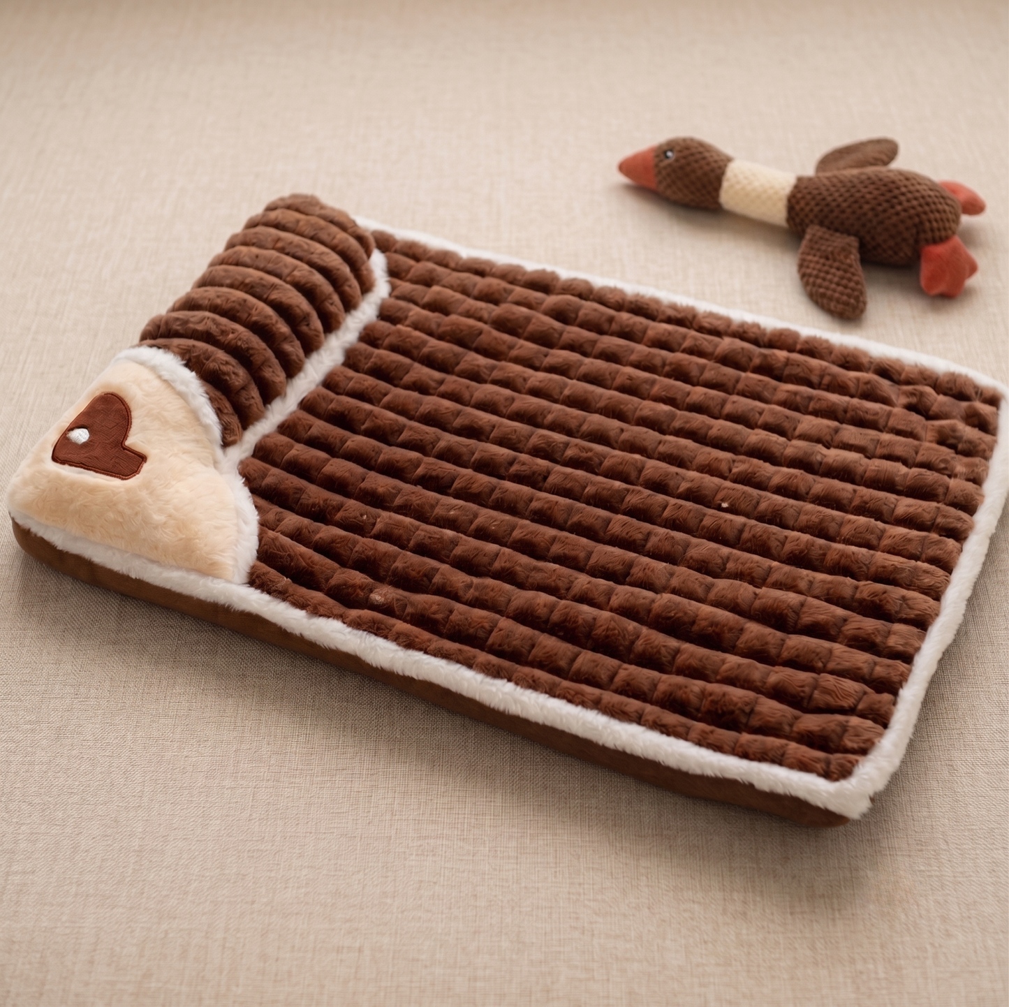 CozyPaws™ Memory Foam Dog Bed - Washable Removable Cover Mat for Dogs & Cats