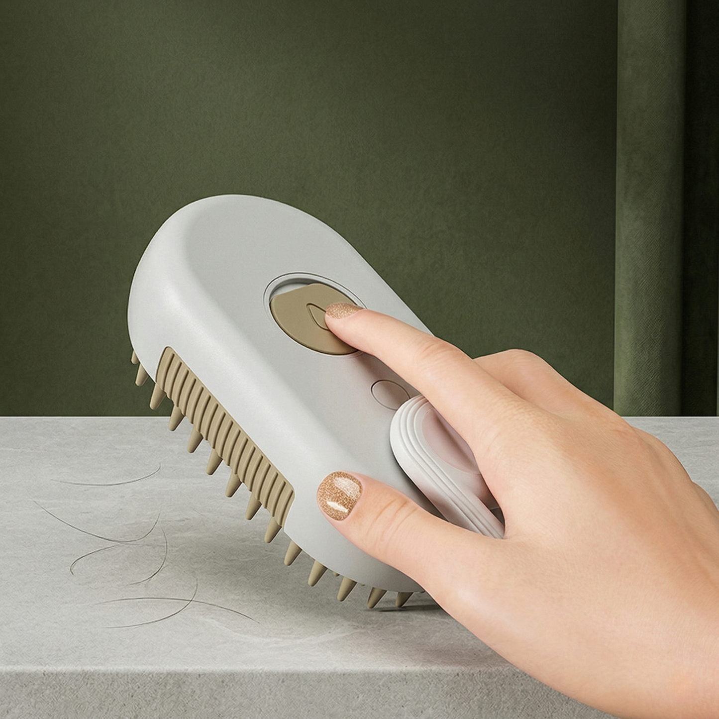 CozyPaws™ 3-in-1 Pet Steam Brush - USB Rechargeable Grooming & Massage