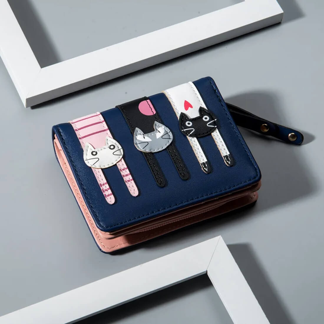 3 Cats Bifold Wallet