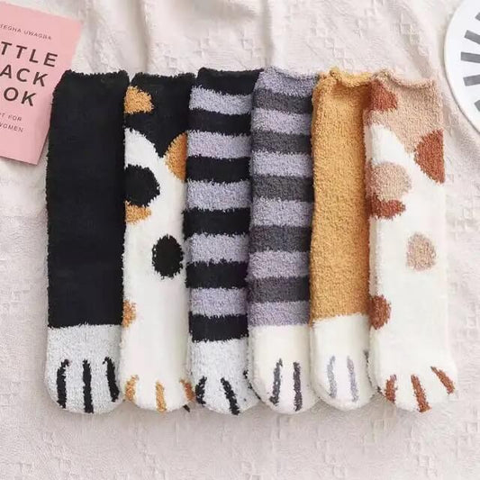 Cat Paw Socks Set