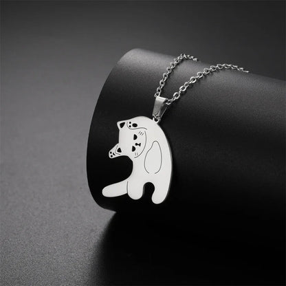 Lazy Cat Necklace
