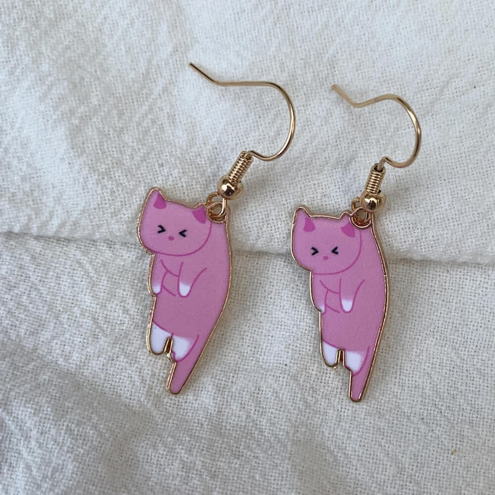 Pick Up The Cat Earrings