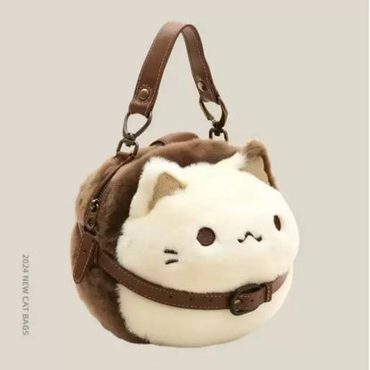 Cute Cat Plush Handbag