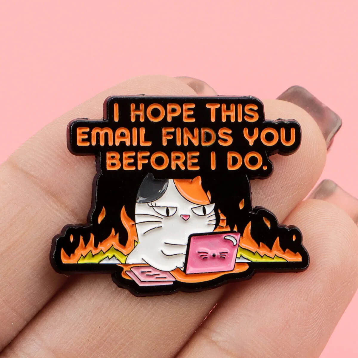 Sarcastic Cat Pin Set
