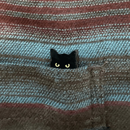 Cat Is Watching You Pin