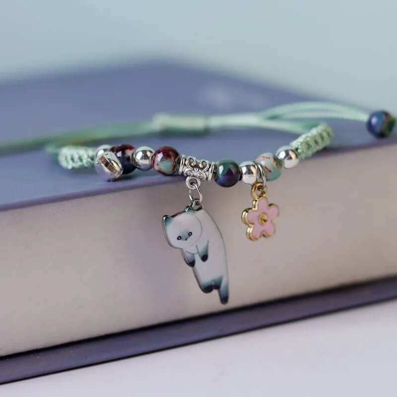 Hanging Cat Bracelet