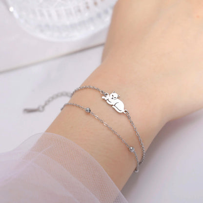 Relaxed Cat Bracelet