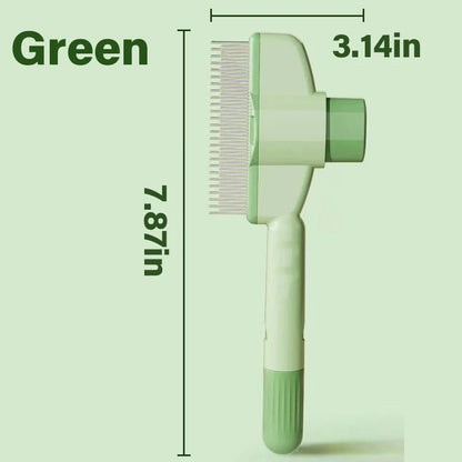 Self-cleaning Pet Flea Comb Grooming Brush