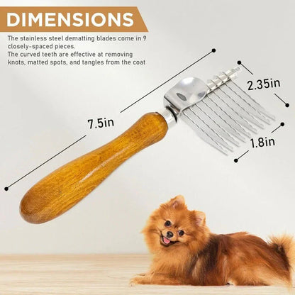 Pet Dematting Rake