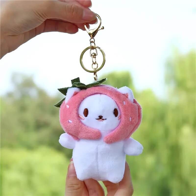 "Hat & Cat" Keychain Set (1 Pair)
