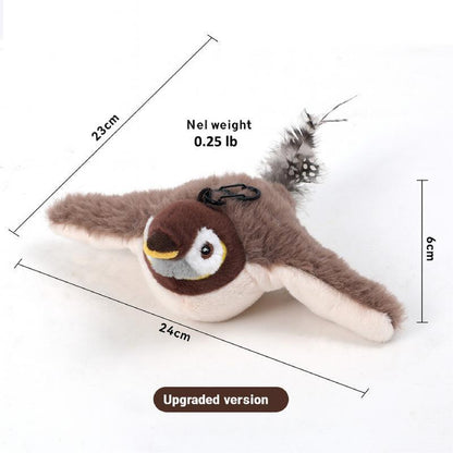 Interactive Chirping & Flapping Toy for Pets