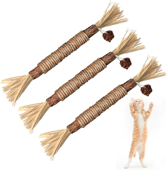 Natural Silvervine Chew Sticks – Organic Dental Treats for Cats