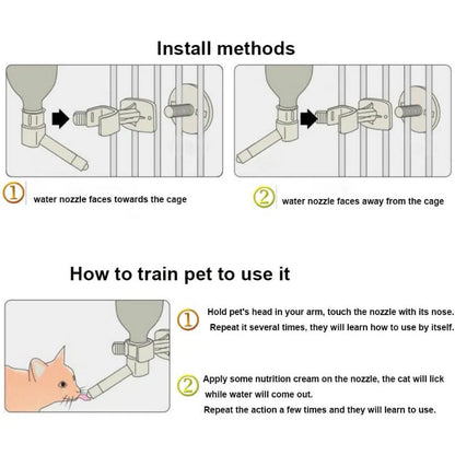 Cage-Mounted Pet Waterer