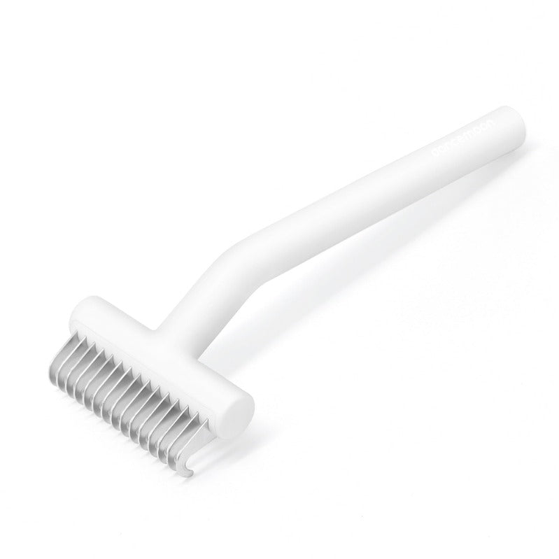 Pet Shedding & Grooming Brush with Skin-Safe Blades