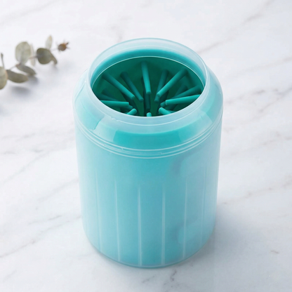 CozyPaws™ Portable Dog Paw Cleaner - 360° Silicone Bristles for Muddy Paws