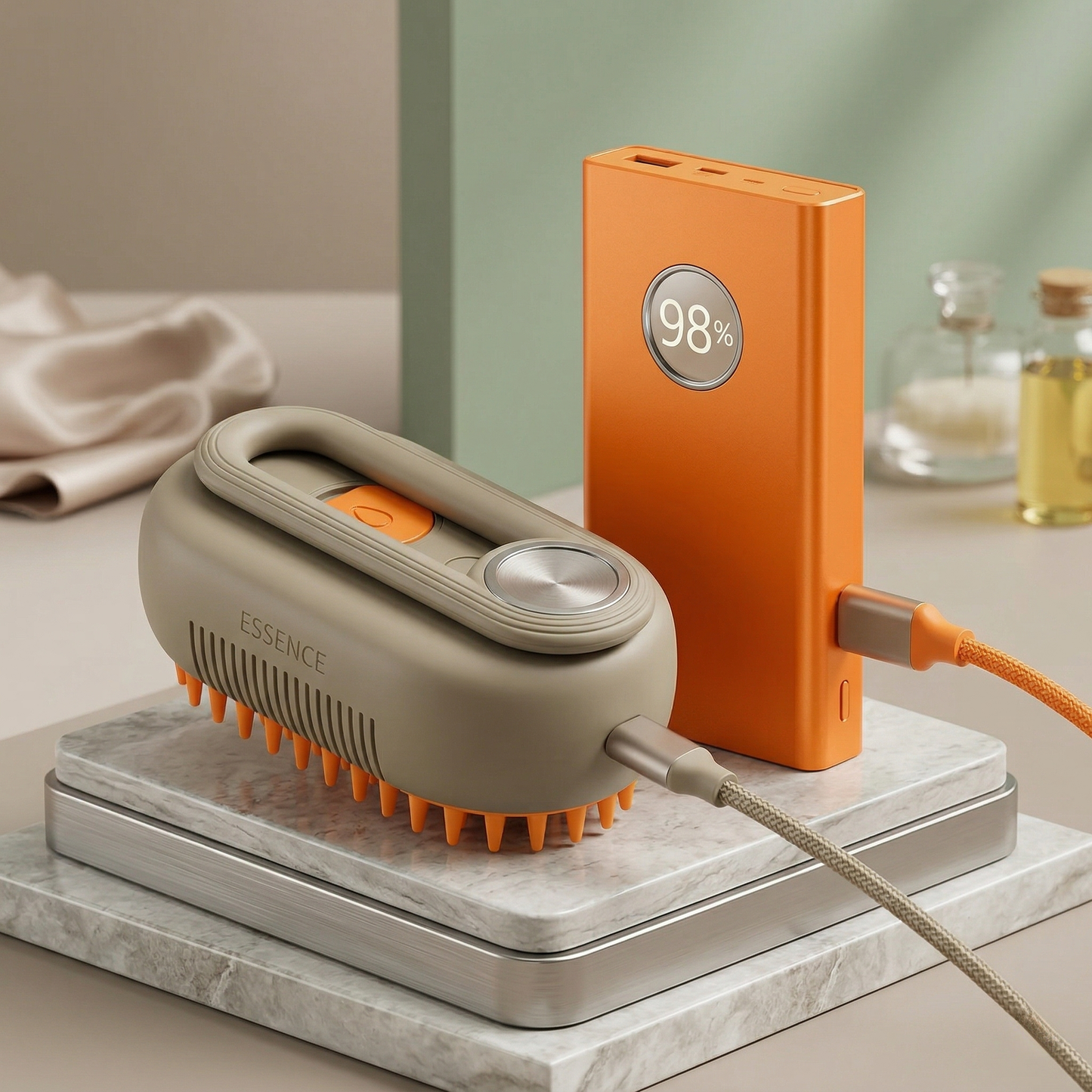 CozyPaws™ 3-in-1 Pet Steam Brush - USB Rechargeable Grooming & Massage