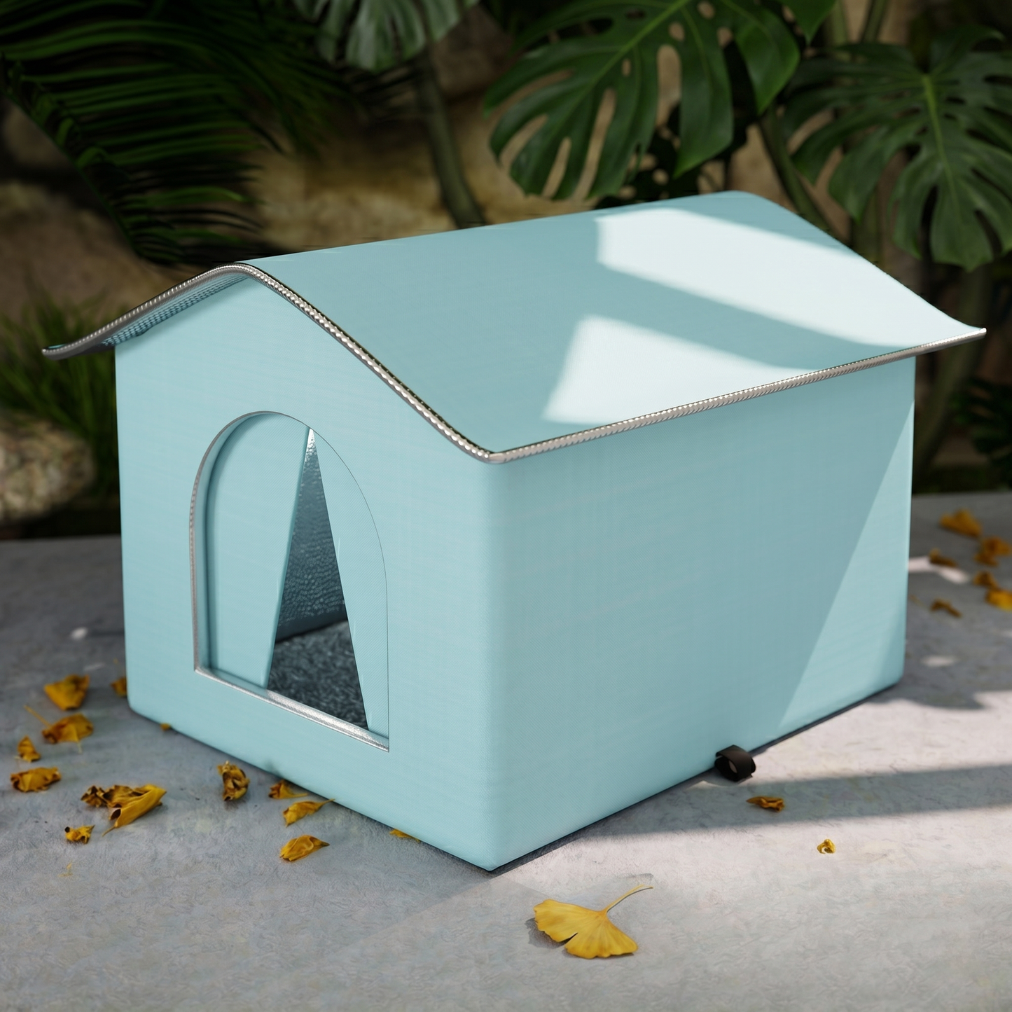 CozyPaws™ Waterproof Pet Cave House — Foldable Outdoor & Indoor Winter Shelter for Cats & Small Dogs