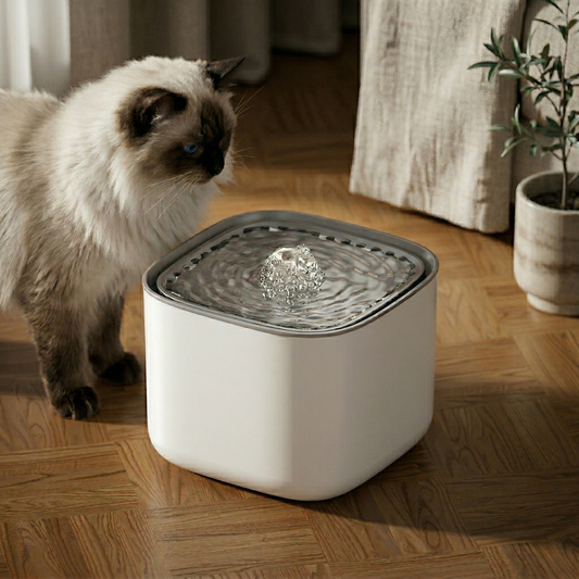 TyrionPets 3L Pet Water Fountain - Ultra-Quiet USB & Triple-Action Filtration