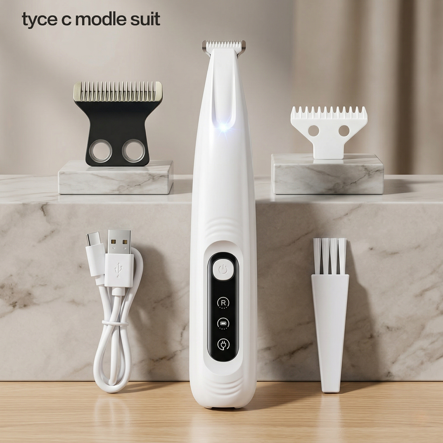 CozyPaws™ LED Pet Paw Trimmer - Ultra-Quiet 35dB & Safe Grooming for Dogs & Cats