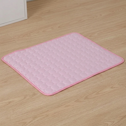 CozyPaws™ Pet Cooling Mat — Ice Silk Summer Pad for Cats & Dogs, Machine-Washable