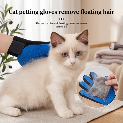 CozyPaws™ Pet Deshedding Grooming Glove - 2-in-1 Silicone Brush & Massage for Cats & Dogs