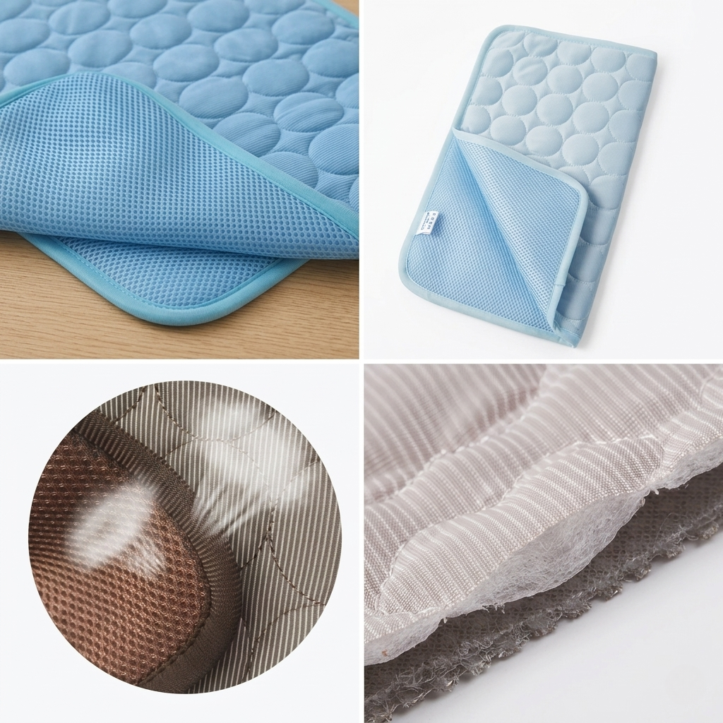 CozyPaws™ Pet Cooling Mat — Ice Silk Summer Pad for Cats & Dogs, Machine-Washable