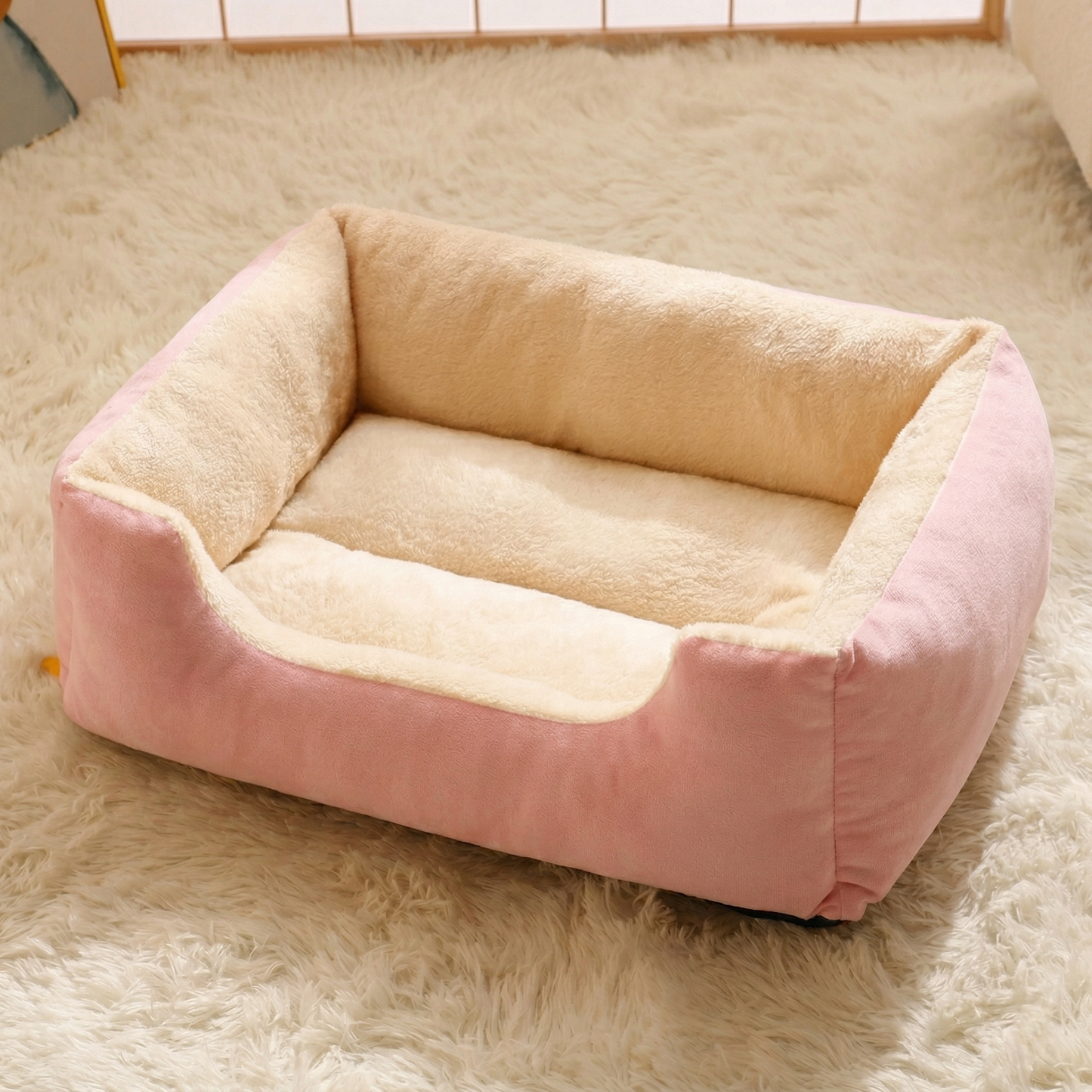 CozyPaws™ Orthopaedic Bolster Pet Bed - Self-Warming & Joint Support for Dogs & Cats