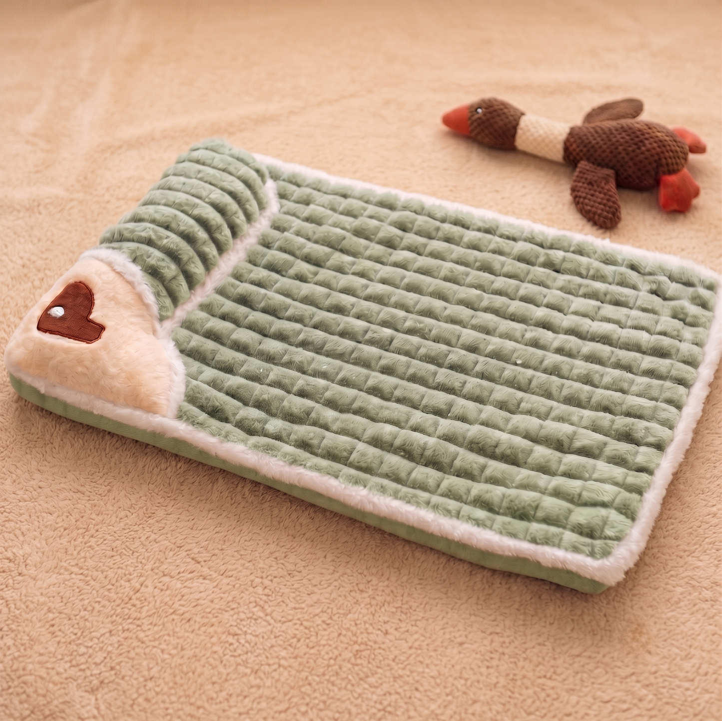 CozyPaws™ Memory Foam Dog Bed - Washable Removable Cover Mat for Dogs & Cats