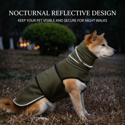 CozyPaws™ Dog Anxiety Calming Vest - 2-in-1 Compression Coat with Noise-Reducing Hood