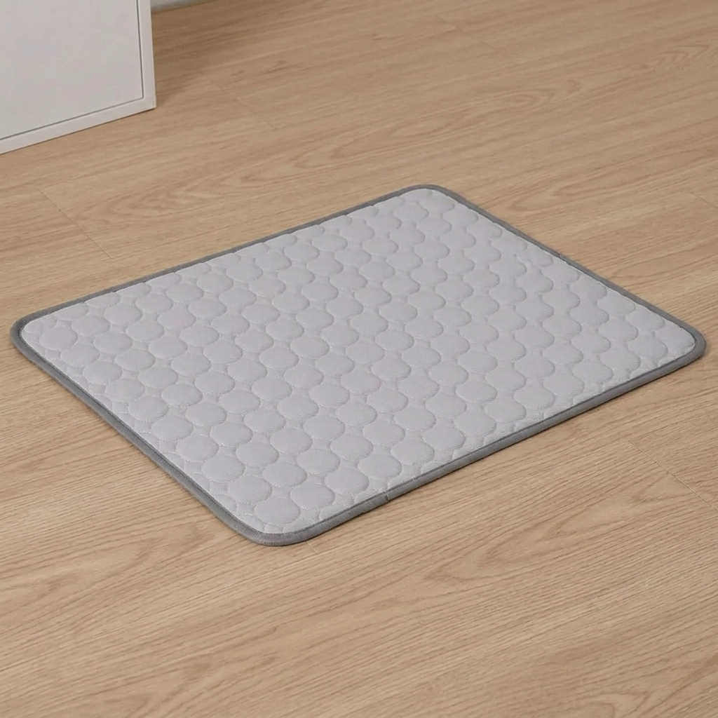 CozyPaws™ Pet Cooling Mat — Ice Silk Summer Pad for Cats & Dogs, Machine-Washable