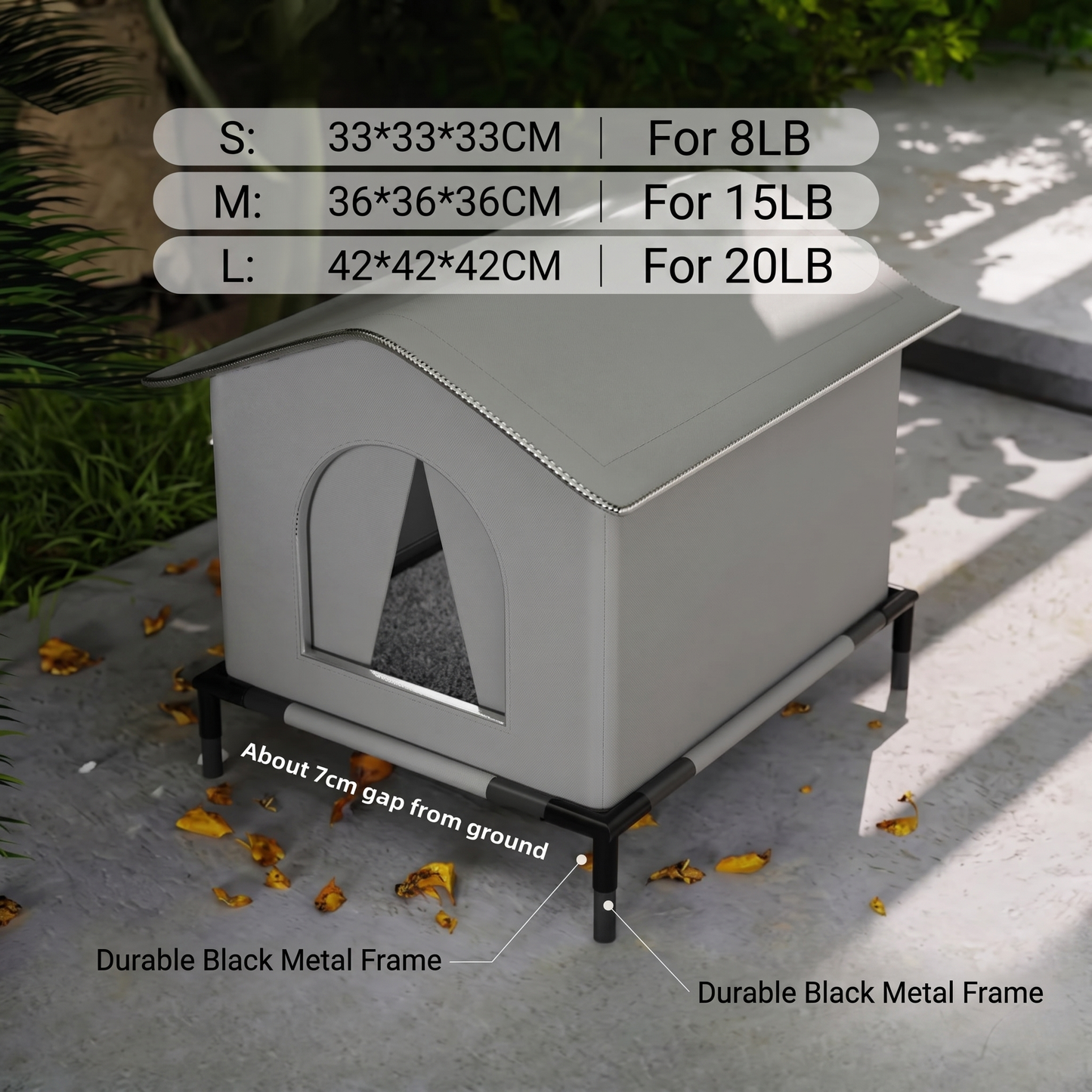 CozyPaws™ Waterproof Pet Cave House — Foldable Outdoor & Indoor Winter Shelter for Cats & Small Dogs