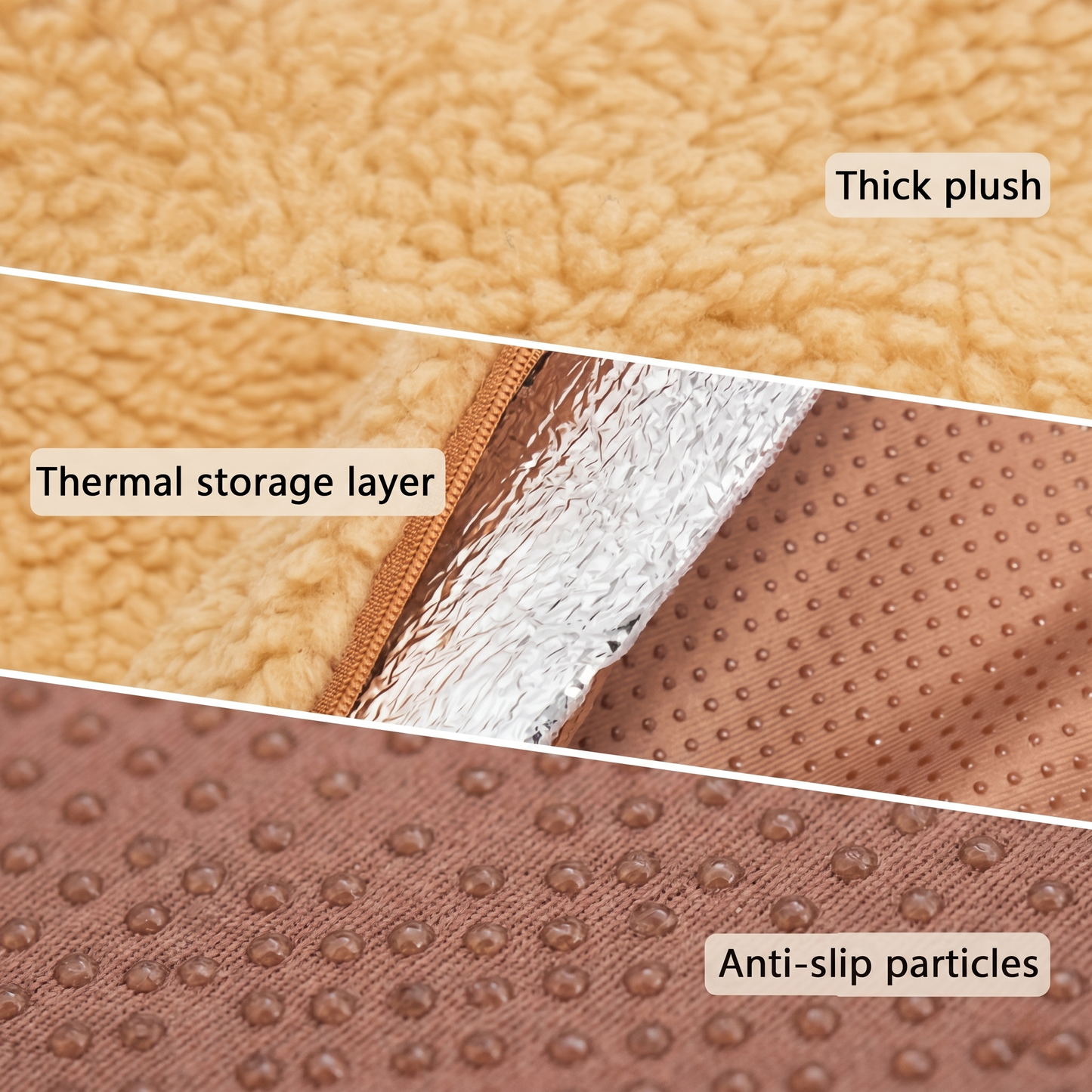 CozyPaws™ Self-Warming Pet Pad — Electric-Free Thermal Blanket Mat for Cats & Dogs, Anti-Slip, Machine-Washable Winter Bed