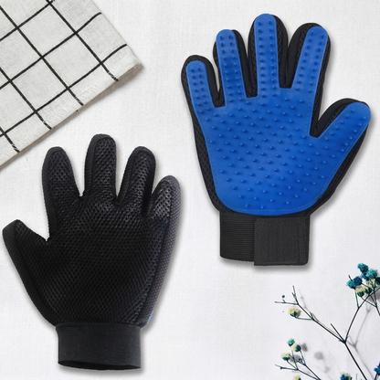 CozyPaws™ Pet Deshedding Grooming Glove - 2-in-1 Silicone Brush & Massage for Cats & Dogs