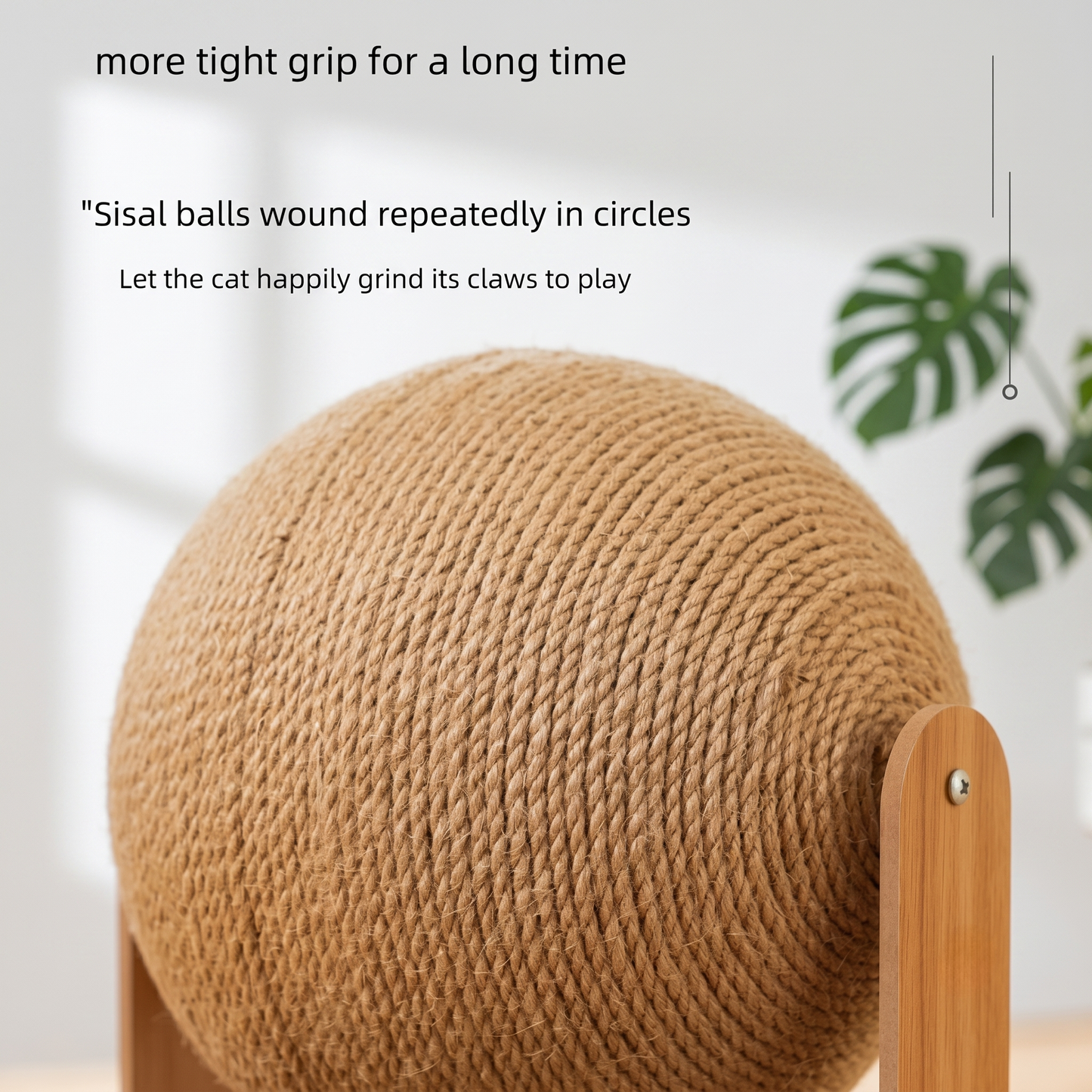 CozyPaws™ Cat Scratching Ball - 2-in-1 Spinning Sisal & Cardboard Scratcher