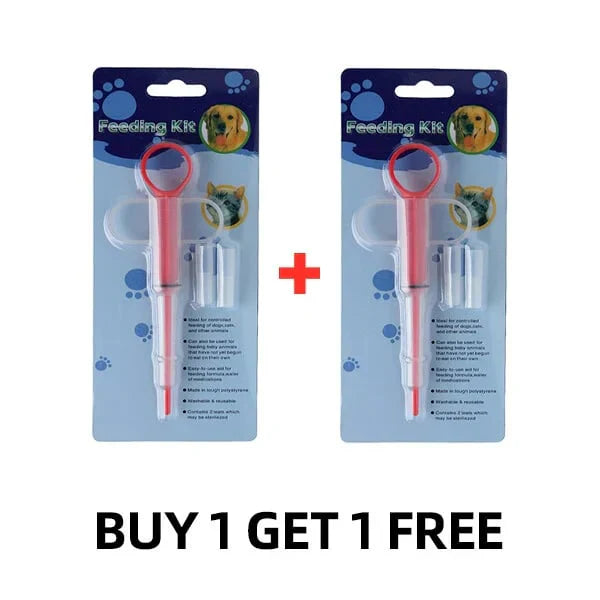 Pet Pill Syringe Dispenser ✦ Safe, Stress-Free Medication for Cats & Dogs
