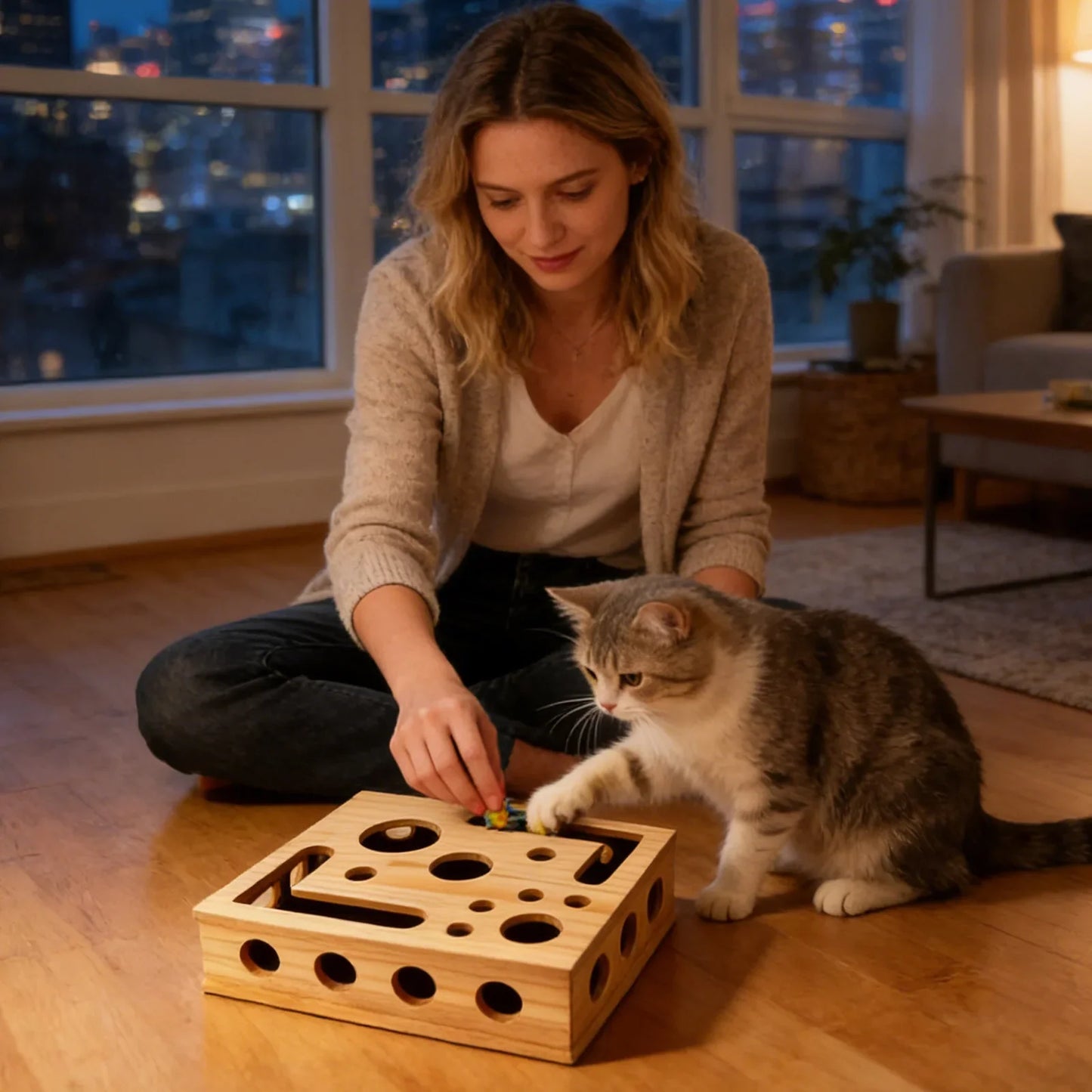 FrostPaw Maze™ Cat Enrichment Box