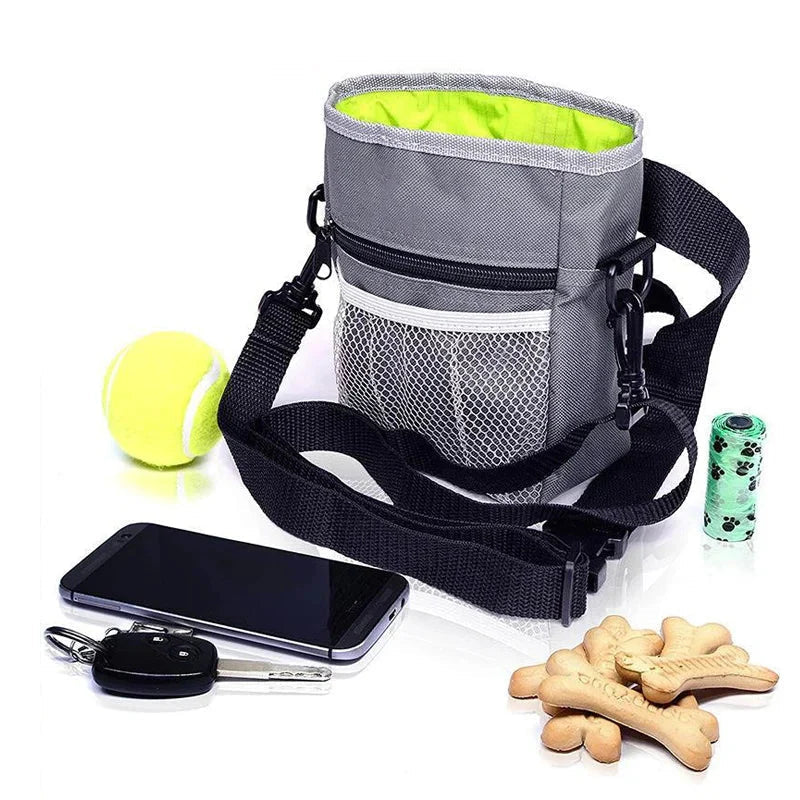 Portable Dog Training Waist Bag – Outdoor Treat Snack Pouch for Rewards & Feeding