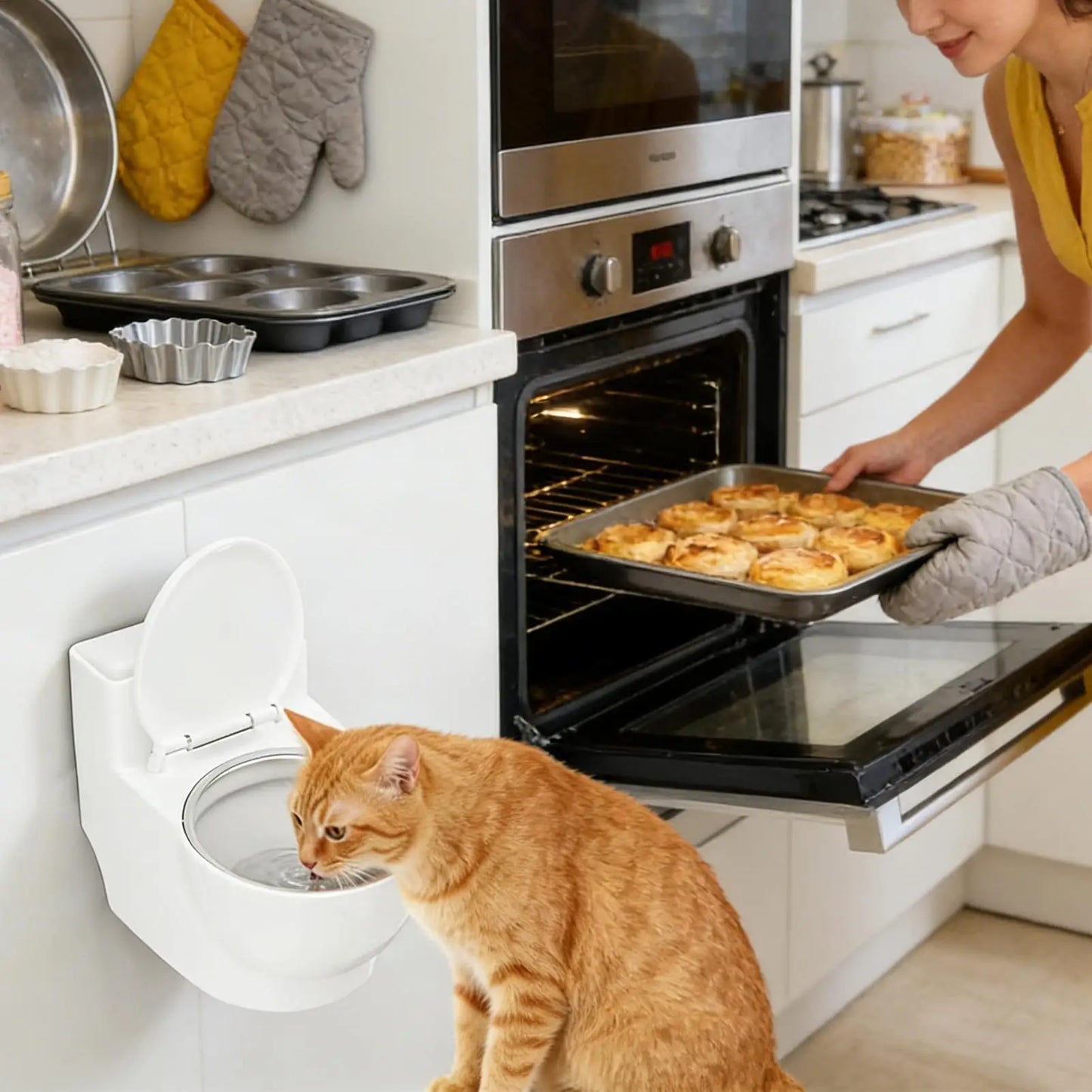 AquaLoo™ Pet Fountain Bowl