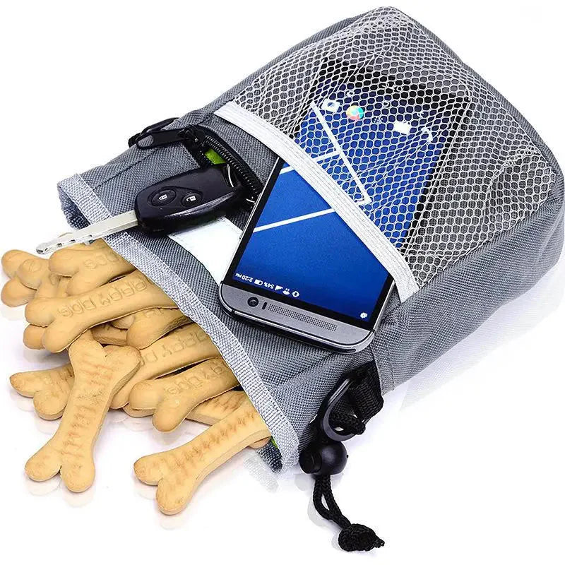 Portable Dog Training Waist Bag – Outdoor Treat Snack Pouch for Rewards & Feeding