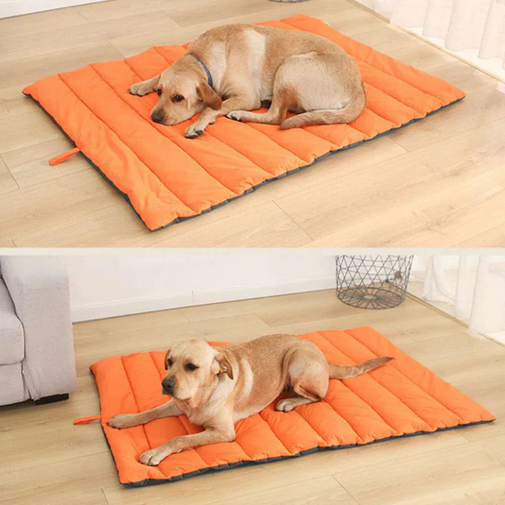 Portable Waterproof Pet Mat for Dogs & Cats – Outdoor Camping Bed with Carry Bag, Easy to Clean