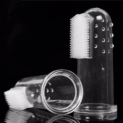 Soft Silicone Finger Toothbrush for Dogs Dental Hygiene Tool (5 pcs)