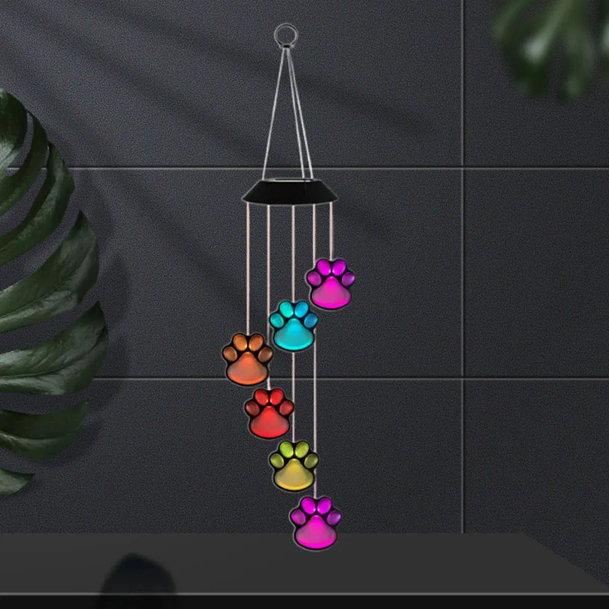 Solar LED Wind Chime Lamp