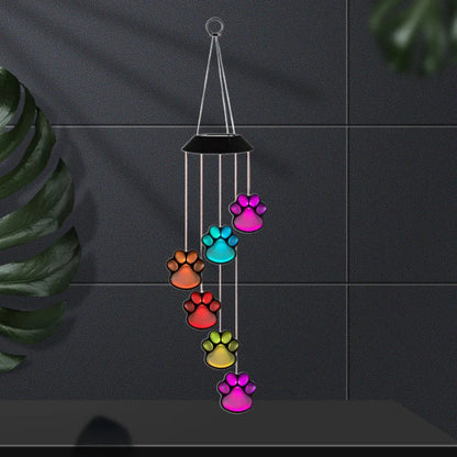 Solar LED Wind Chime Lamp