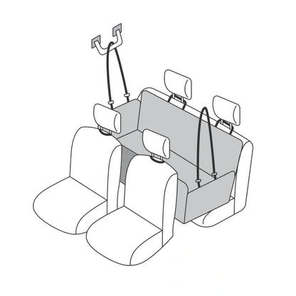Hard Bottom Dog Seat Cover