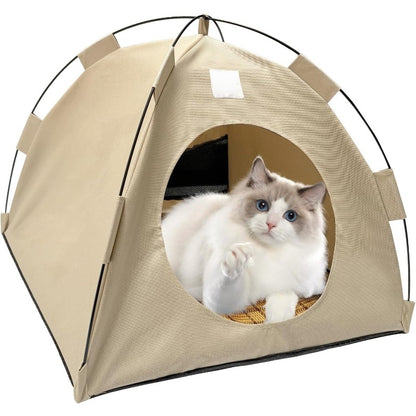 BreezyDen Pop-Up Pet Tent – Portable Hideaway for Cats & Small Dogs