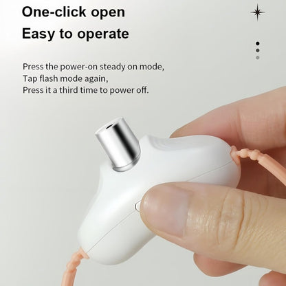 Adjustable Laser Teaser Collar for Cats